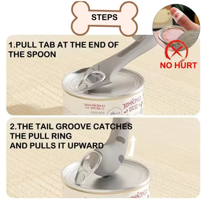 Ultimate Purr-fect Lid for Cat Food: Keep It Fresh and Your Cat Happy with Our Stylish Spoon Seal!
