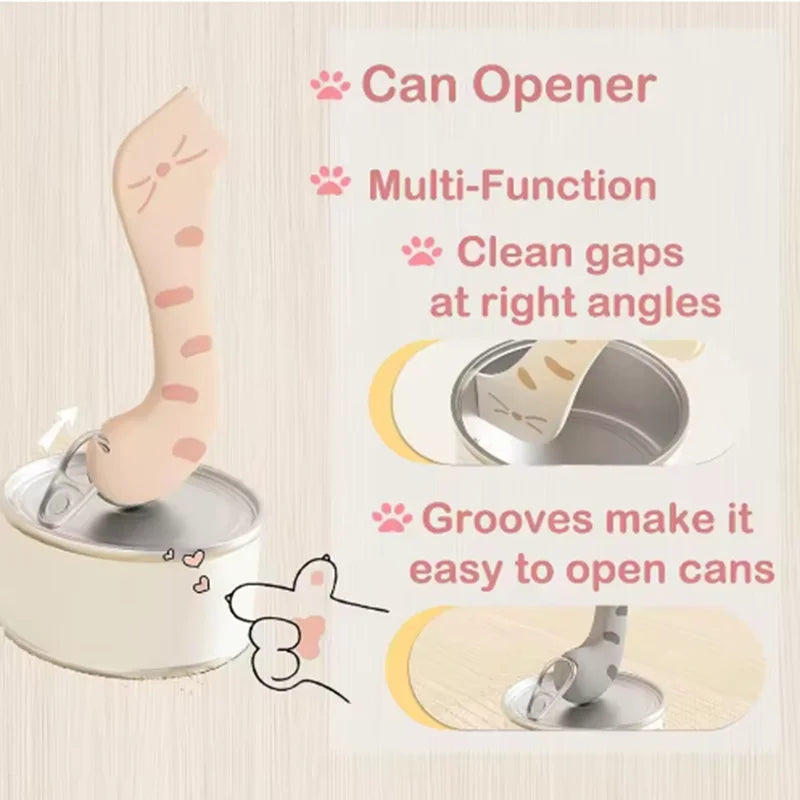 Ultimate Purr-fect Lid for Cat Food: Keep It Fresh and Your Cat Happy with Our Stylish Spoon Seal!